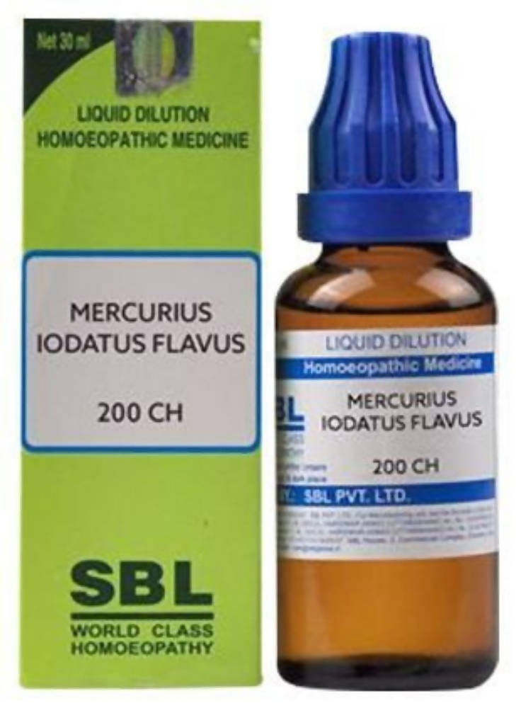 SBL Homeopathy Mercurius Iodatus Flavus Dilution | Swadesiicart