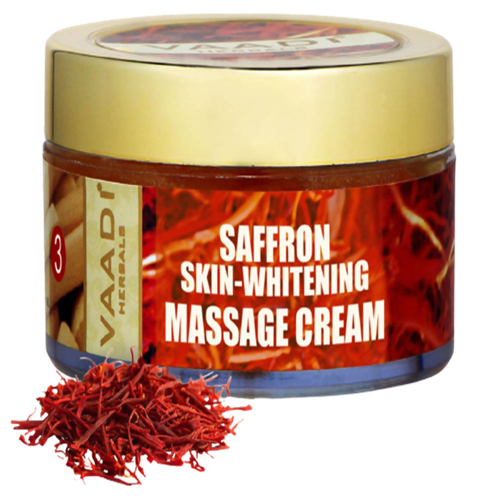 Vaadi Herbals Saffron Skin Whitening Massage Cream - Swadesiicart