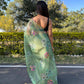 Vamsee Green Organza Saree - Swadesiicart