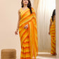 Yellow Georgette Designer Printed Ready To Wear Saree - Ibiza | Swadesiicart