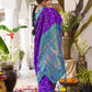 Anaita Violet Silk Woven Saree With Blouse