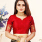 Vedant Vastram Litchi Silk Designer Banarasi Saree - Black | Swadesiicart