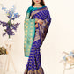 Vedant Vastram Litchi Silk Designer Banarasi Saree - Violate | Swadesiicart