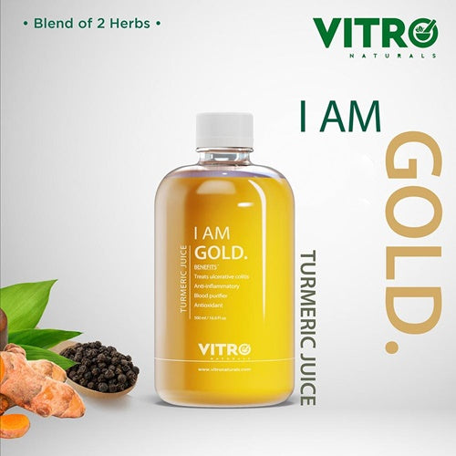 Vitro Naturals I Am Gold Turmeric Juice | Swadesiicart