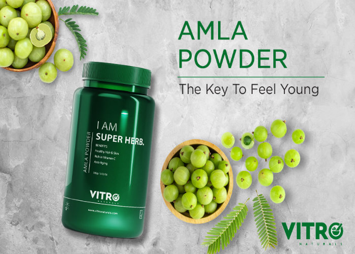 Vitro Naturals I Am Super Herb Amla Powder | Swadesiicart