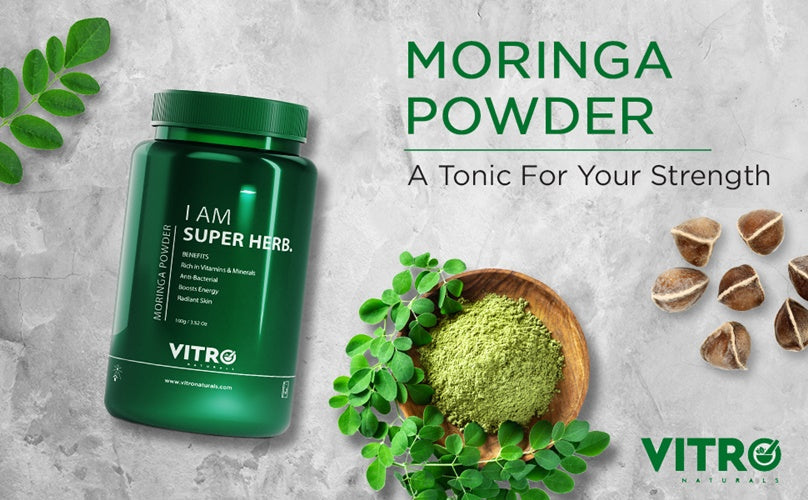 Vitro Naturals I Am Super Herb Moringa Powder | Swadesiicart