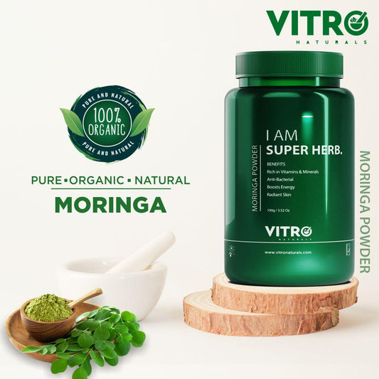 Vitro Naturals I Am Super Herb Moringa Powder | Swadesiicart