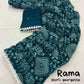 Rama Poly Georgette Ethnic Motifs Saree with Unstitched Blouse - Hiral Fashion | Swadesiicart