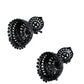 Tehzeeb Creations Black Colour Earrings Jhumki Style
