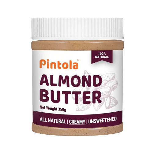 Pintola Natural Creamy Almond Butter - Swadesiicart