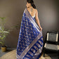 Joban Fashion Royal Blue Meenakari Banarasi Silk Sarees | Swadesiicart