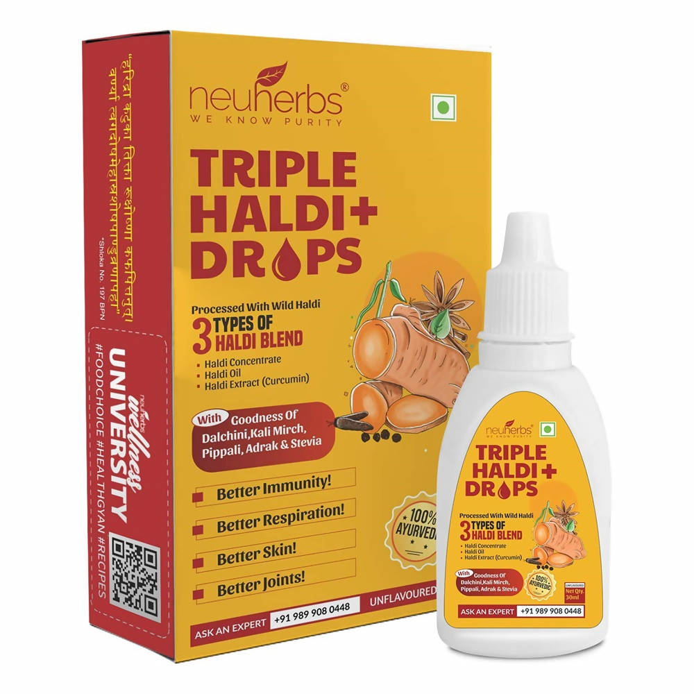 Neuherbs Triple Haldi Plus Drops | Swadesiicart