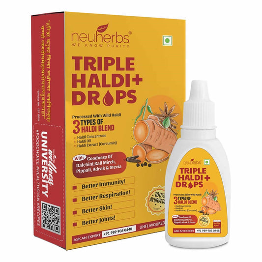 Neuherbs Triple Haldi Plus Drops | Swadesiicart