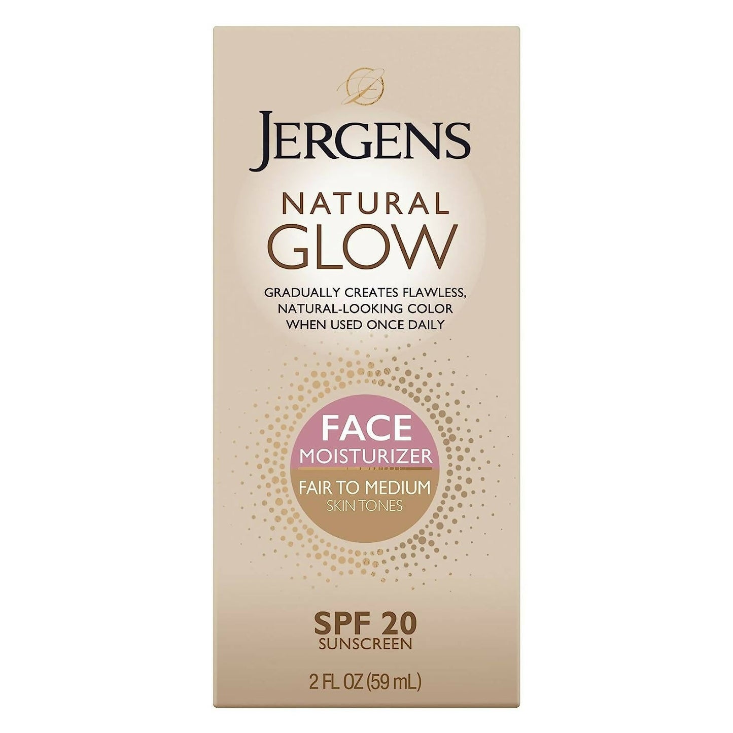 Jergens Glow Face Daily Moisturizer Sunscreen Spf 20 | Swadesiicart