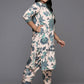 Ahalyaa Women's Traditional wear Kurta Set - Tan | Swadesiicart