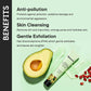 Quench Botanics Bravocado Pollution Rescue Cream Face Wash With Avocado, Rice Water & Pomegranate, Korean Beauty | Swadesiicart