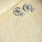 Silver Tone Mother of Pearl Earrings- Ruby Raang | Swadesiicart