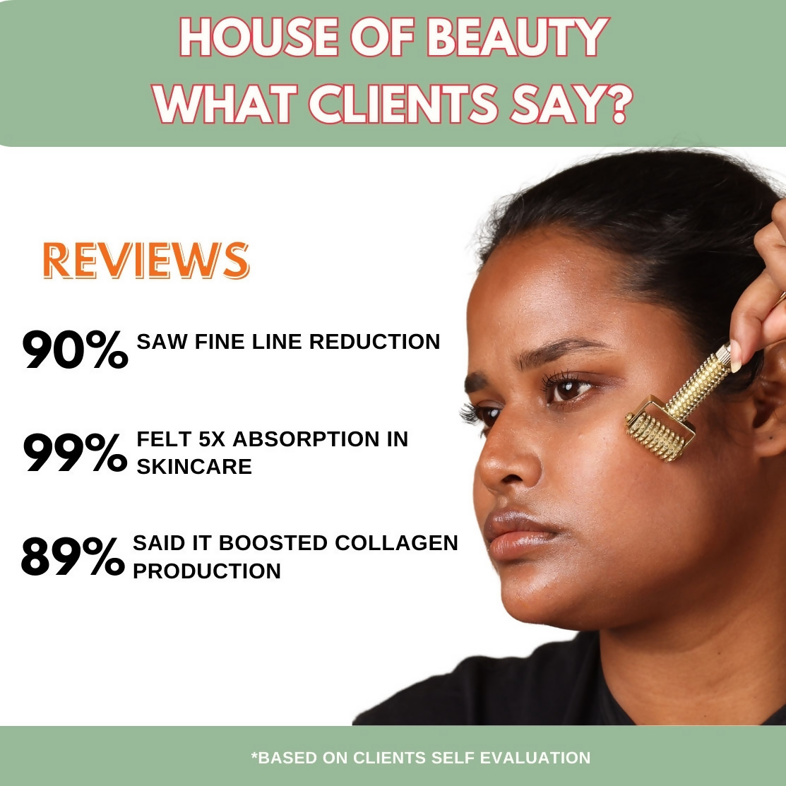 House of Beauty Gold Collagen Roller - Swadesiicart
