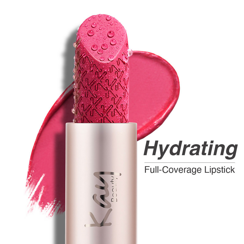 Kay Beauty Hydra Crème Hydrating Full Coverage Lipstick with Hyaluronic Acid Tomboy | Swadesiicart