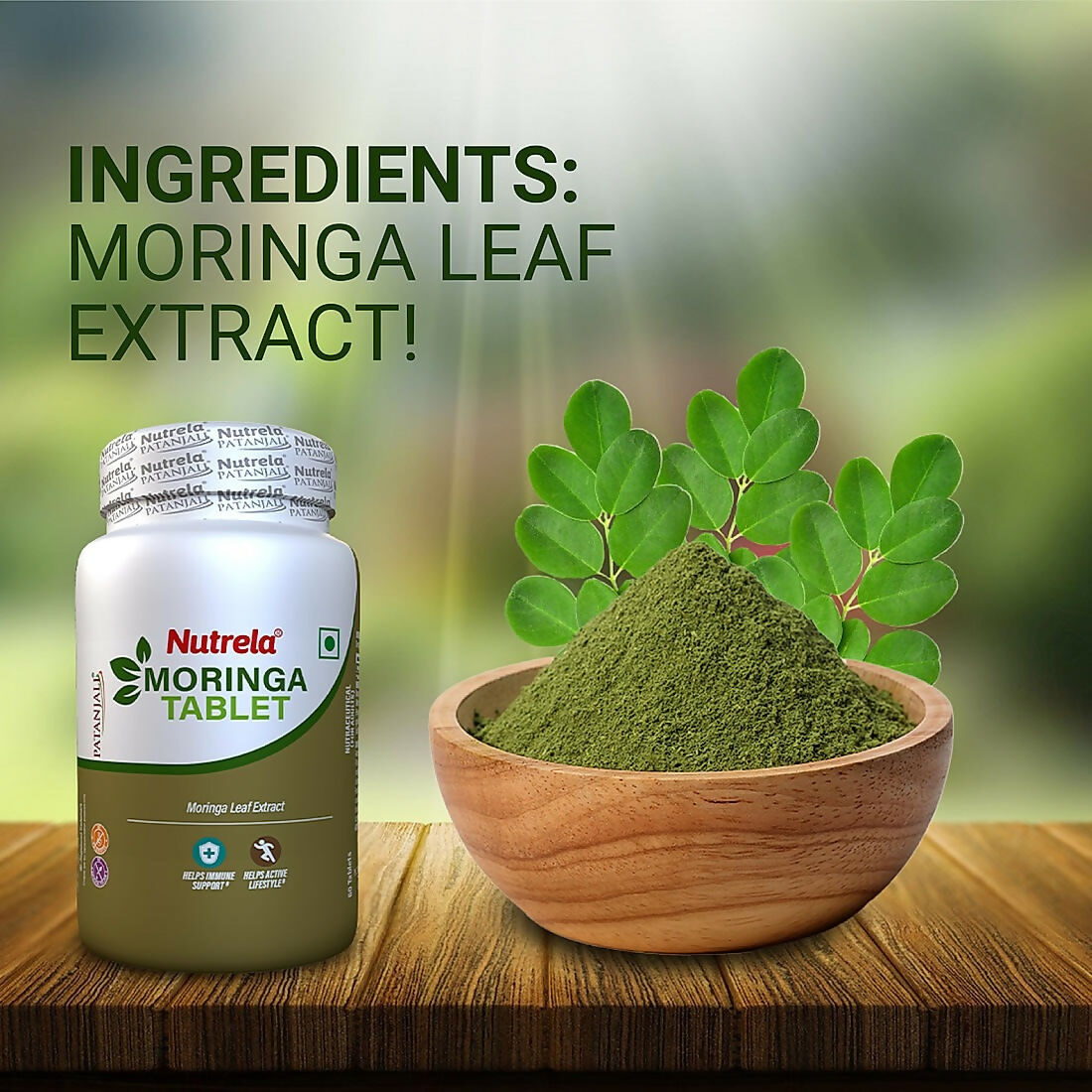 Patanjali Nutrela Moringa Tablets - Swadesiicart