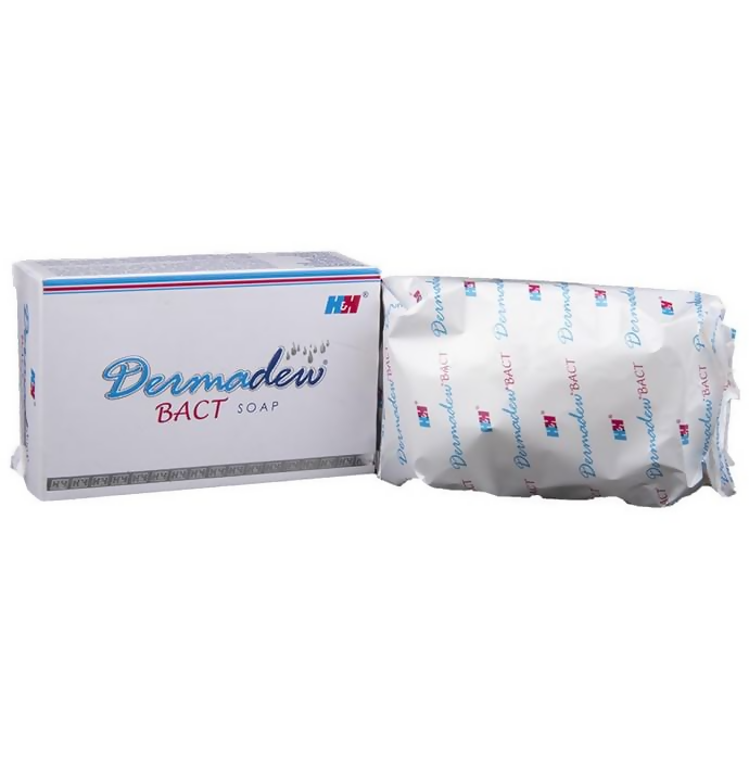 Dermadew Bact Soap for Gentle Skin Cleansing, Protection & Hydration - Swadesiicart