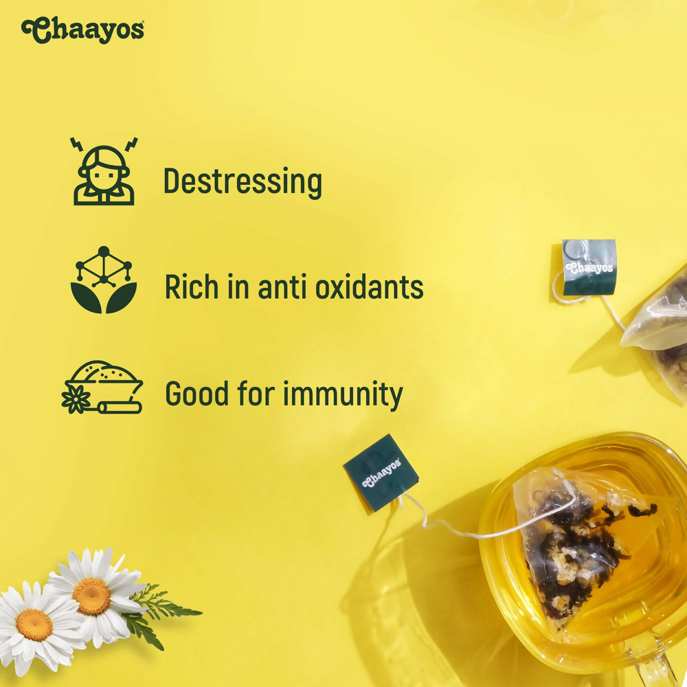 Chaayos Chamomile Green Tea Bags