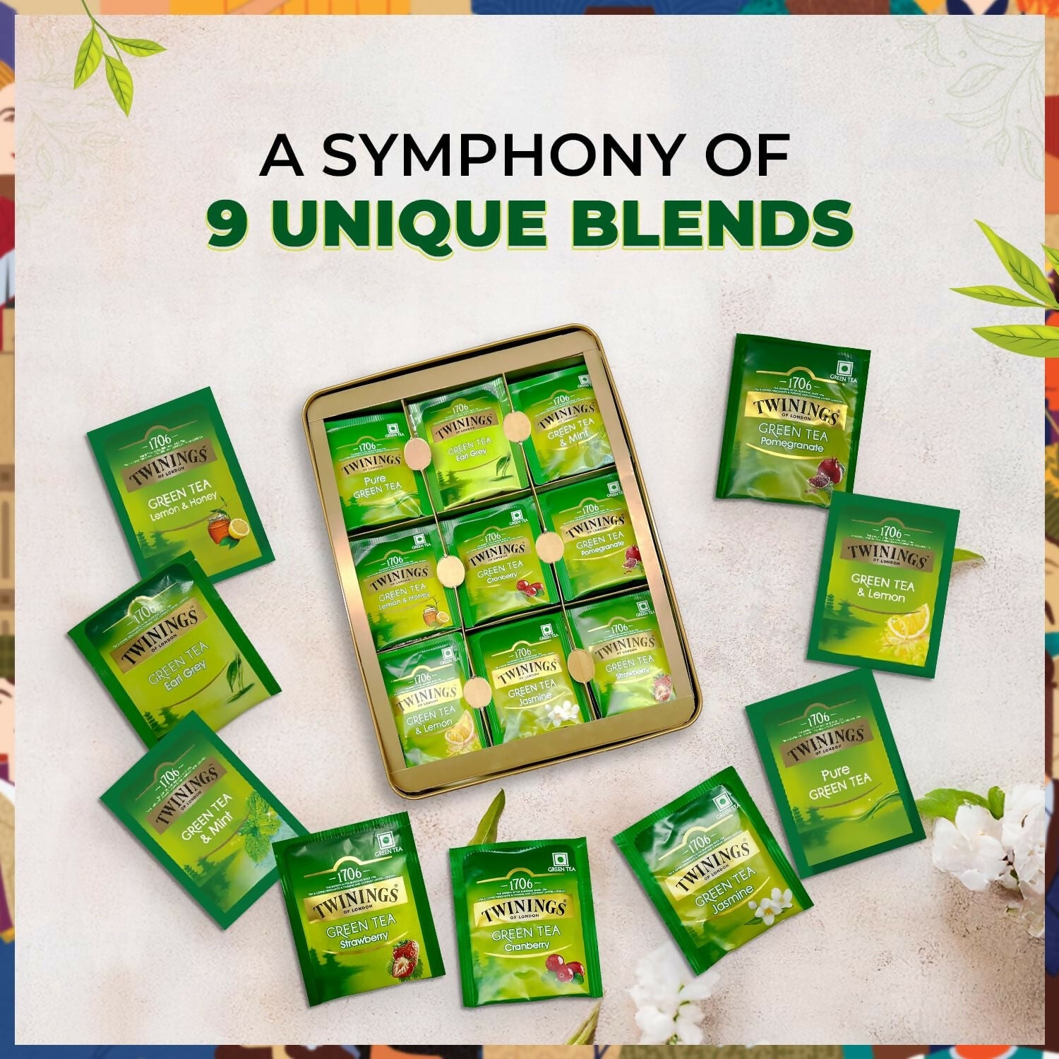 Twinings The Feel Good Collection Assortment Tea Gift Set | Swadesiicart