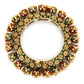 Gold-Polished Green Navratan Meenakari Bangle - Ruby Raang - Swadesiicart