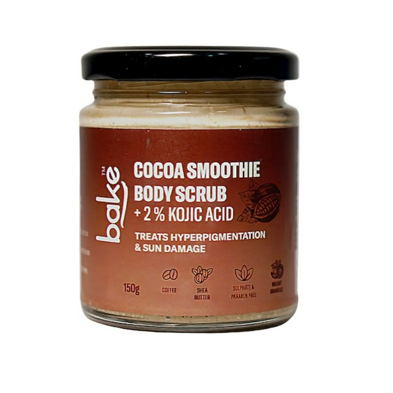 Bake 2% Kojic Acid Cocoa Smoothie Body Scrub | Swadesiicart