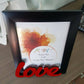 Art Street - Love Table Photo Frame Red & Black For Valentine's Day Gift