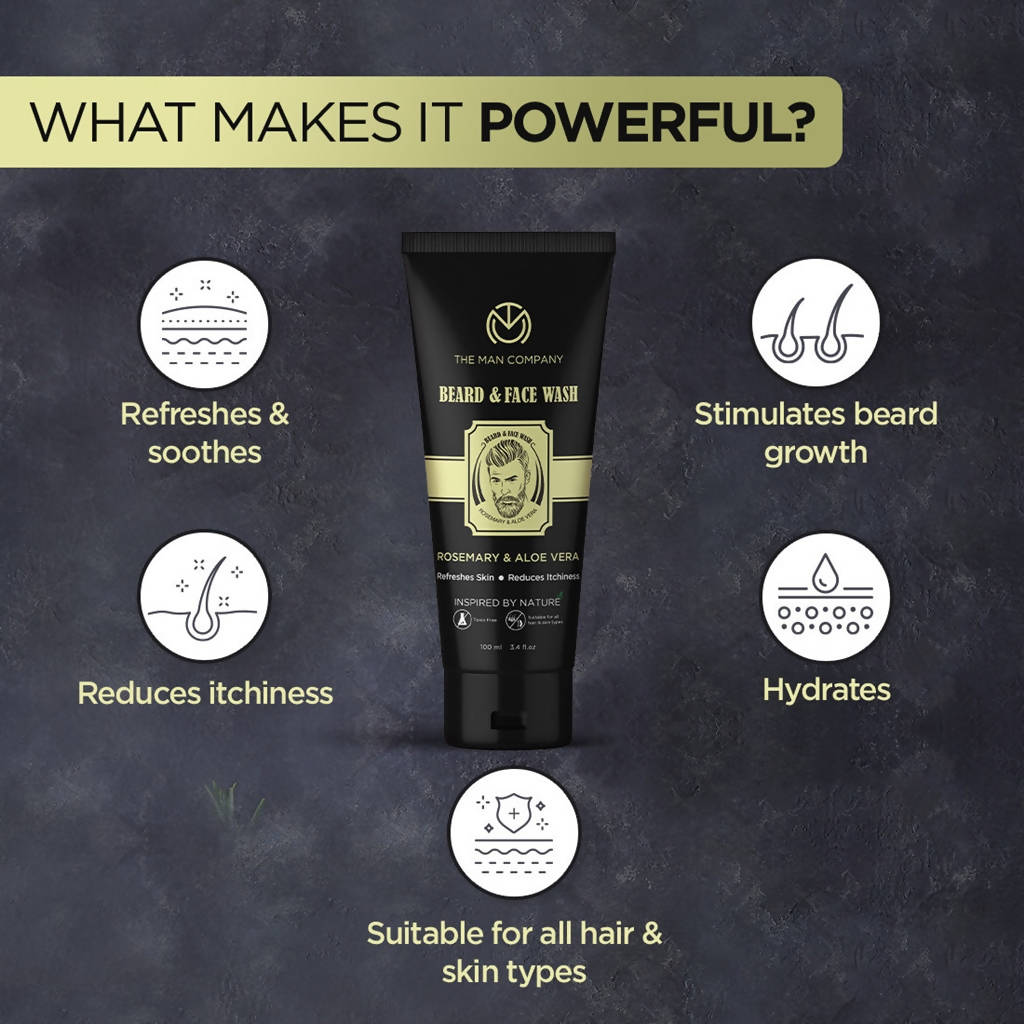 The Man Company Beard & Face Wash - Swadesiicart
