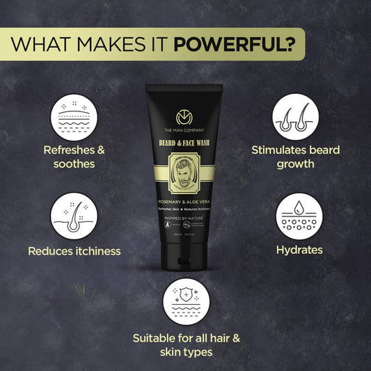 The Man Company Beard & Face Wash - Swadesiicart