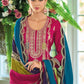 Anaita Pink Premium Embroidered Chinon Stitched Salwar Suit