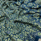 Blue Cotton Blend Ajrak Saree with Unstitched Blouse - Hiral Fashion | Swadesiicart