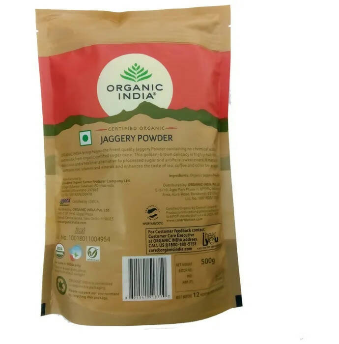 Organic India Brown Jaggery - Swadesiicart
