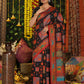 Shree Shyam Fashion Linen Cotton Black Saree