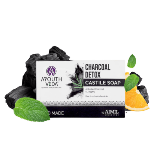 Ayouthveda Charcoal Detox Castile Soap - Ayouthveda