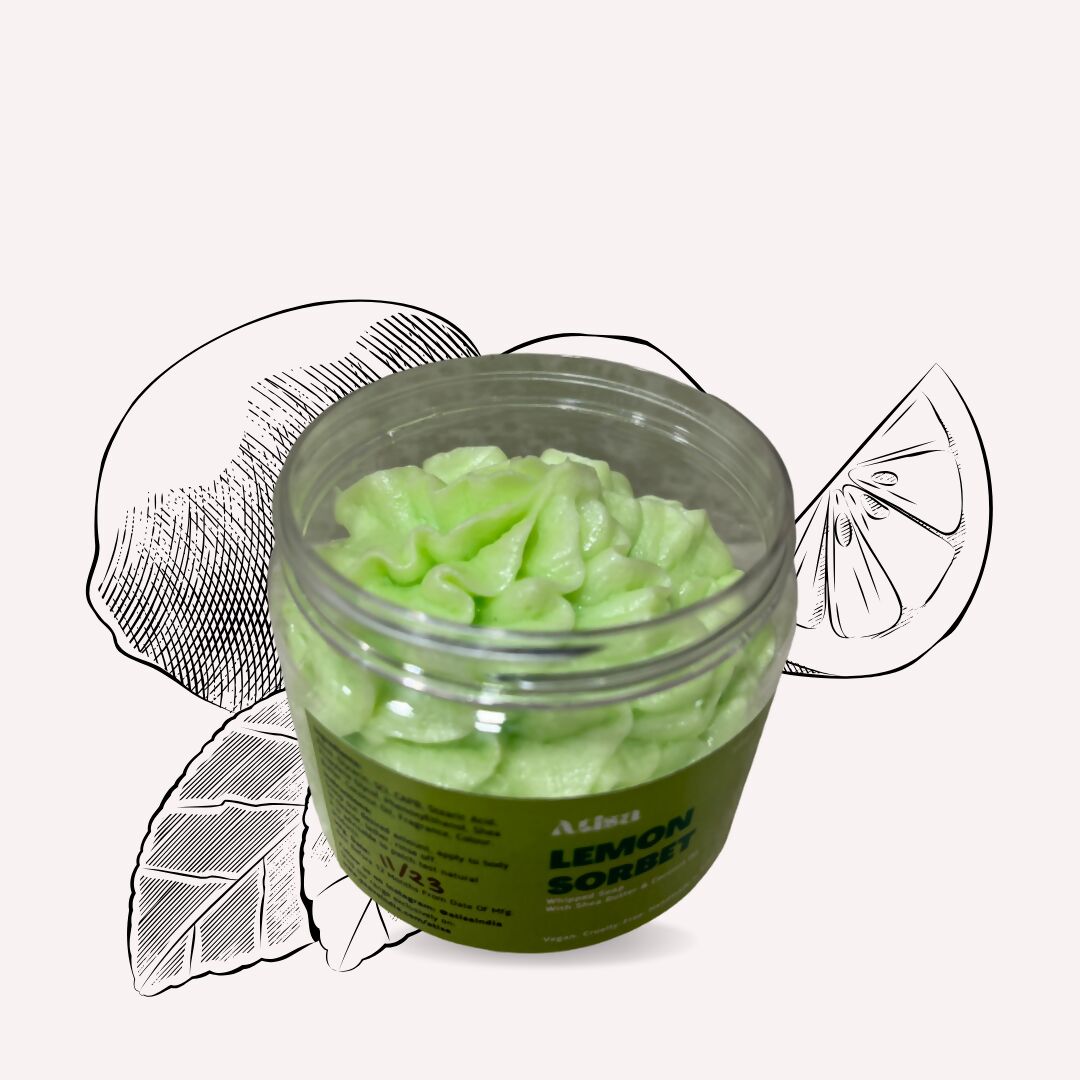 Atisa Lemon Sorbet Whipped Soap | Swadesiicart