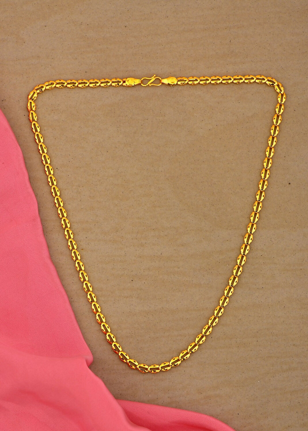 Joban Fashion Women Brass Golden Neck-Chain - Swadesiicart