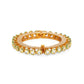 Kundan and Pearl Studded Bangle (Gold) - Ruby Raang - Swadesiicart