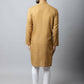 Even Apparels Brown Color Pure Cotton Men's Kurta With Band Collar (SLD1177) | Swadesiicart