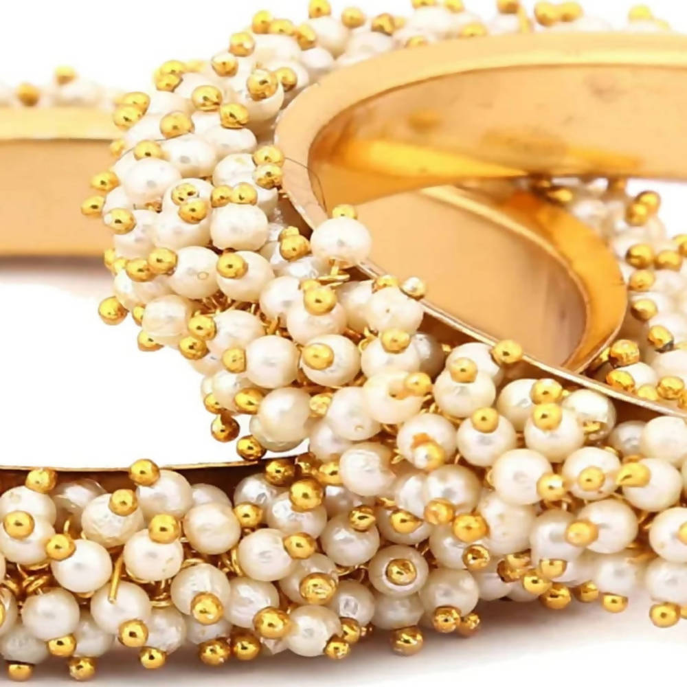 Mominos Fashion Trendy Pearls Bangles
