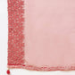 Light Pink Satin Georgette Laser Cut Floral Embroidery , Resham, Zari And Cord Embroidery Saree - Norita Hit Design - Swadesiicart