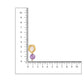 Ruby Raang Purple Amethyst Kundan Studs | Swadesiicart