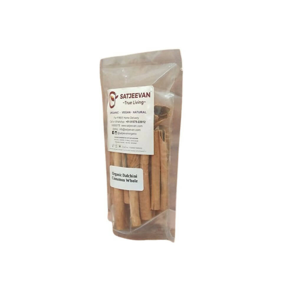 Satjeevan Organic Dalchini Cinnamon Whole - Swadesiicart