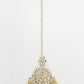 NVR Women's Gold-Polished Kundan-Studded Chandbali Earrings | Swadesiicart