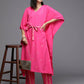 Ahalyaa Women's Traditional wear Kurta Set - Pink | Swadesiicart