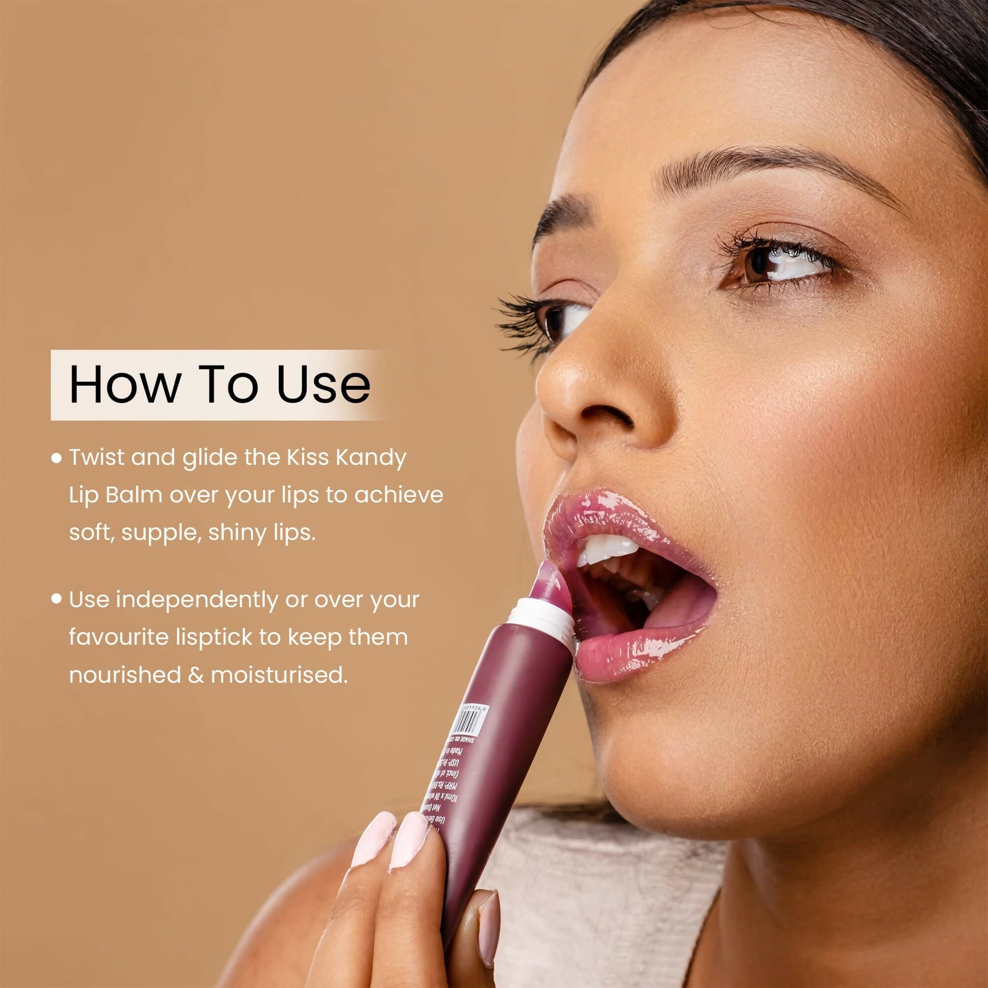 Swiss Beauty Kiss Kandy Lip Balm with Olive Oil - Mulberry | Swadesiicart