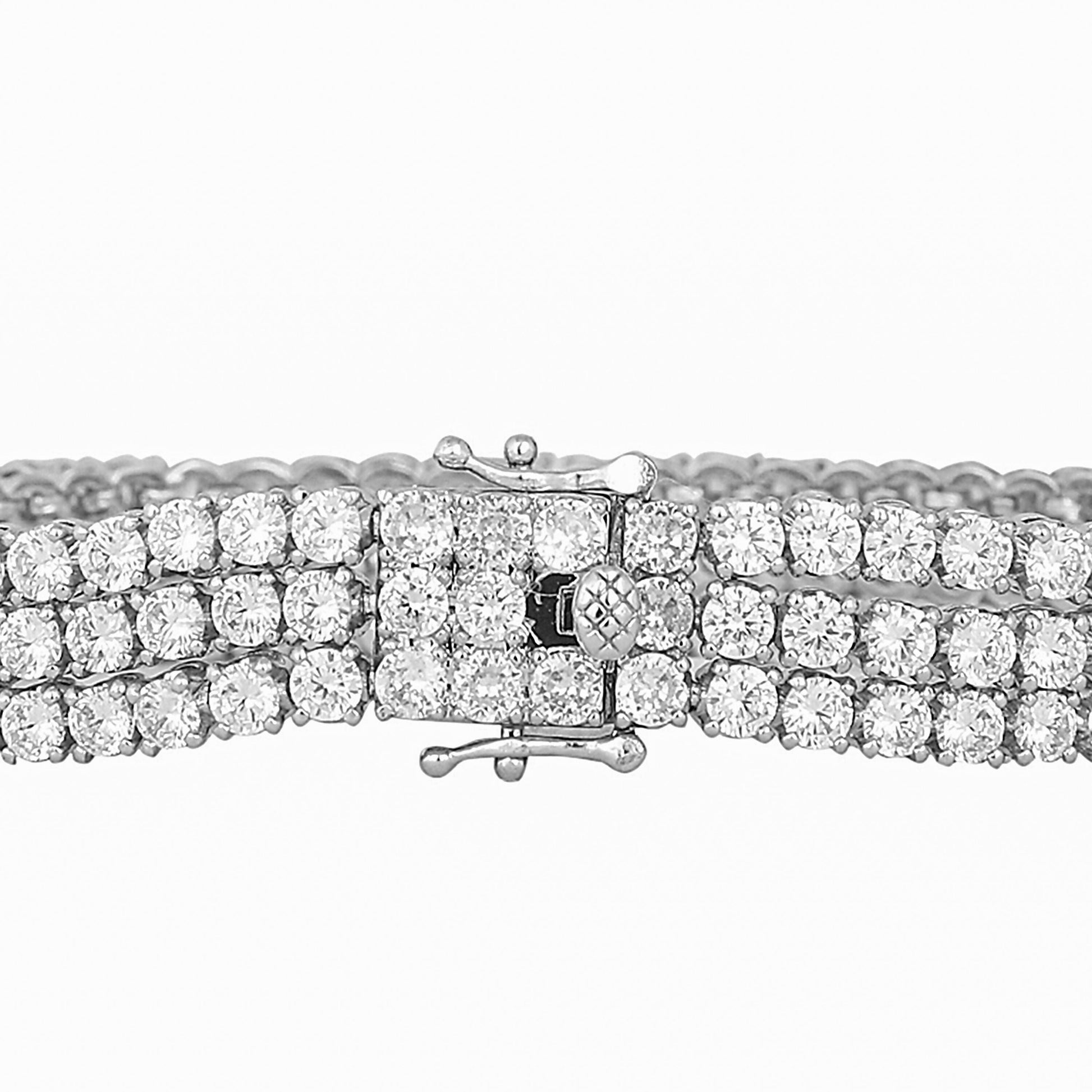Nuyug TriSparkle Anti Tarnish Diamond Bracelet | Swadesiicart