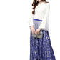 Ahalyaa Women's Traditional Wea Co-ods - White - Swadesiicart
